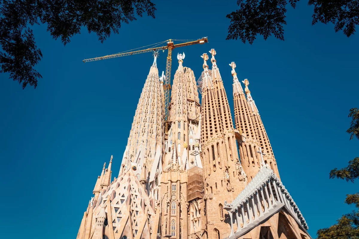 Sagrada Fam&iacute;lia in Barcelona, Spain