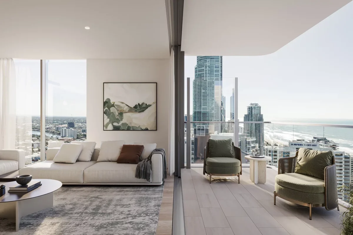 Two-room apartment on the 25th floor in Australia