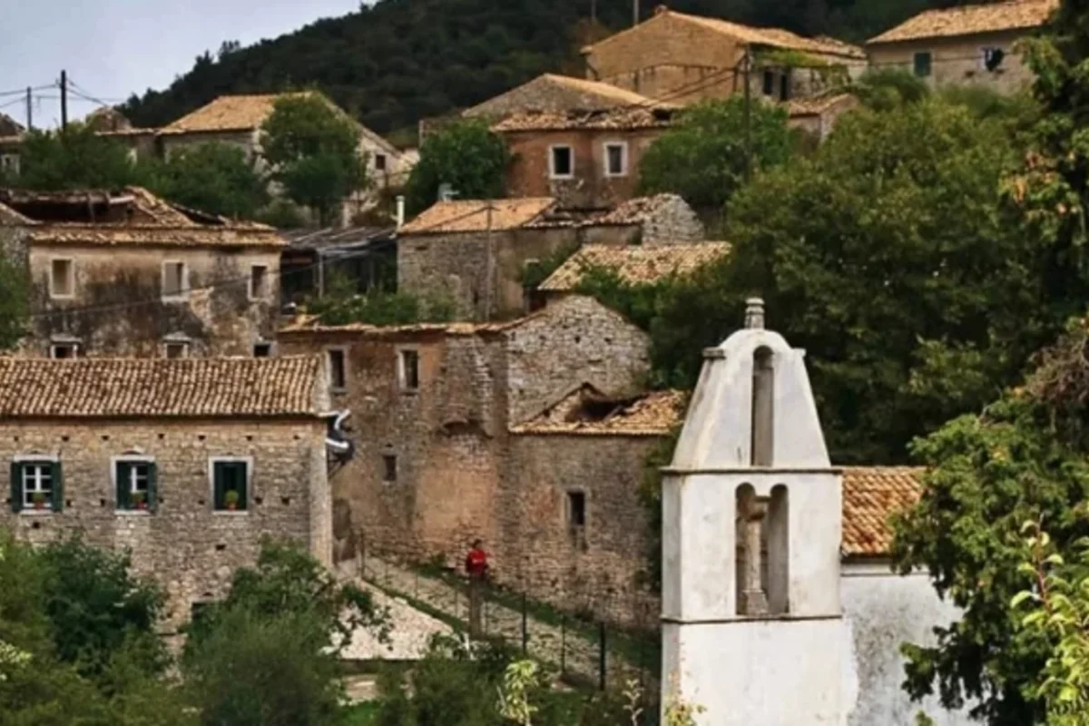 Old Peritia is a village in the north of Corfu