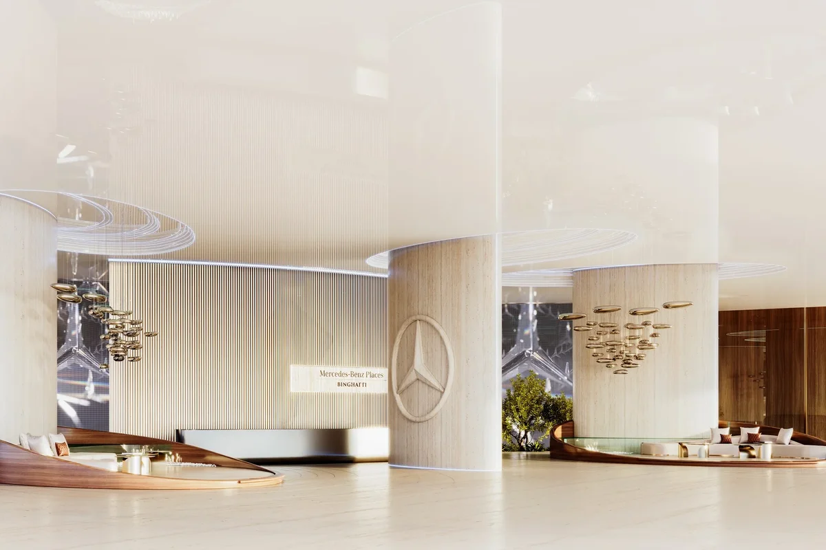 лобби в проекте Mercedes-Benz