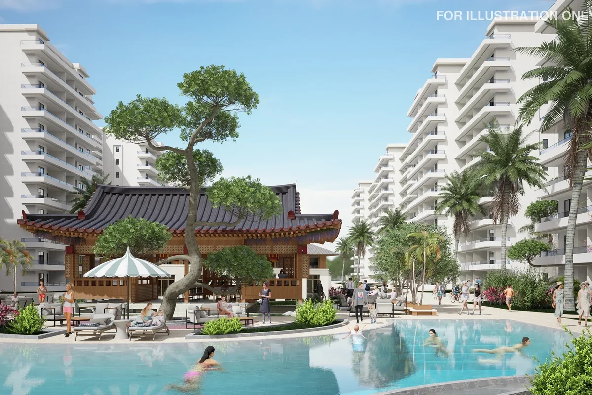  Жилой комплекс Caesar Resort у пляжа Лонг Бич