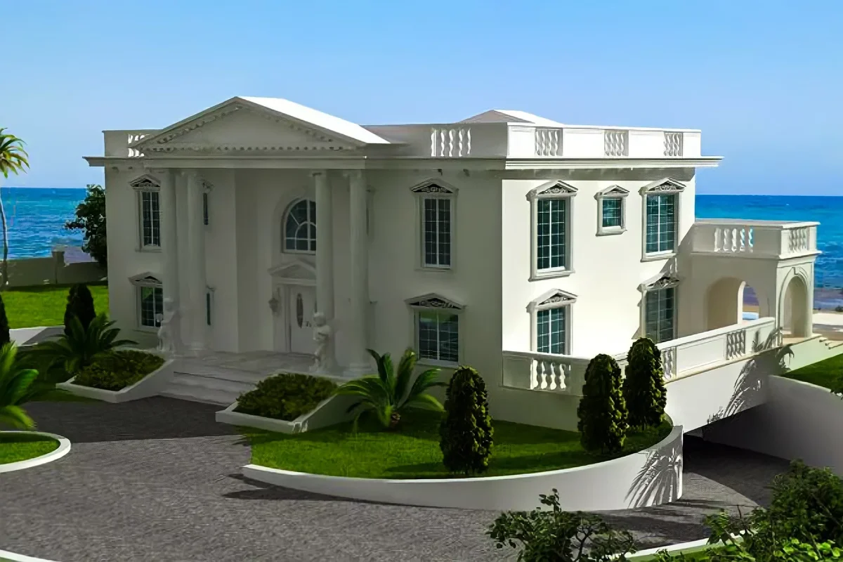 White villas. White House Villa Турция. Белые виллы Нардаран. Белая вилла скругленные края. Белая вилла в современное прочтение классики.