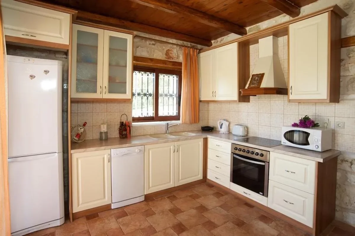 kitchen in the villa