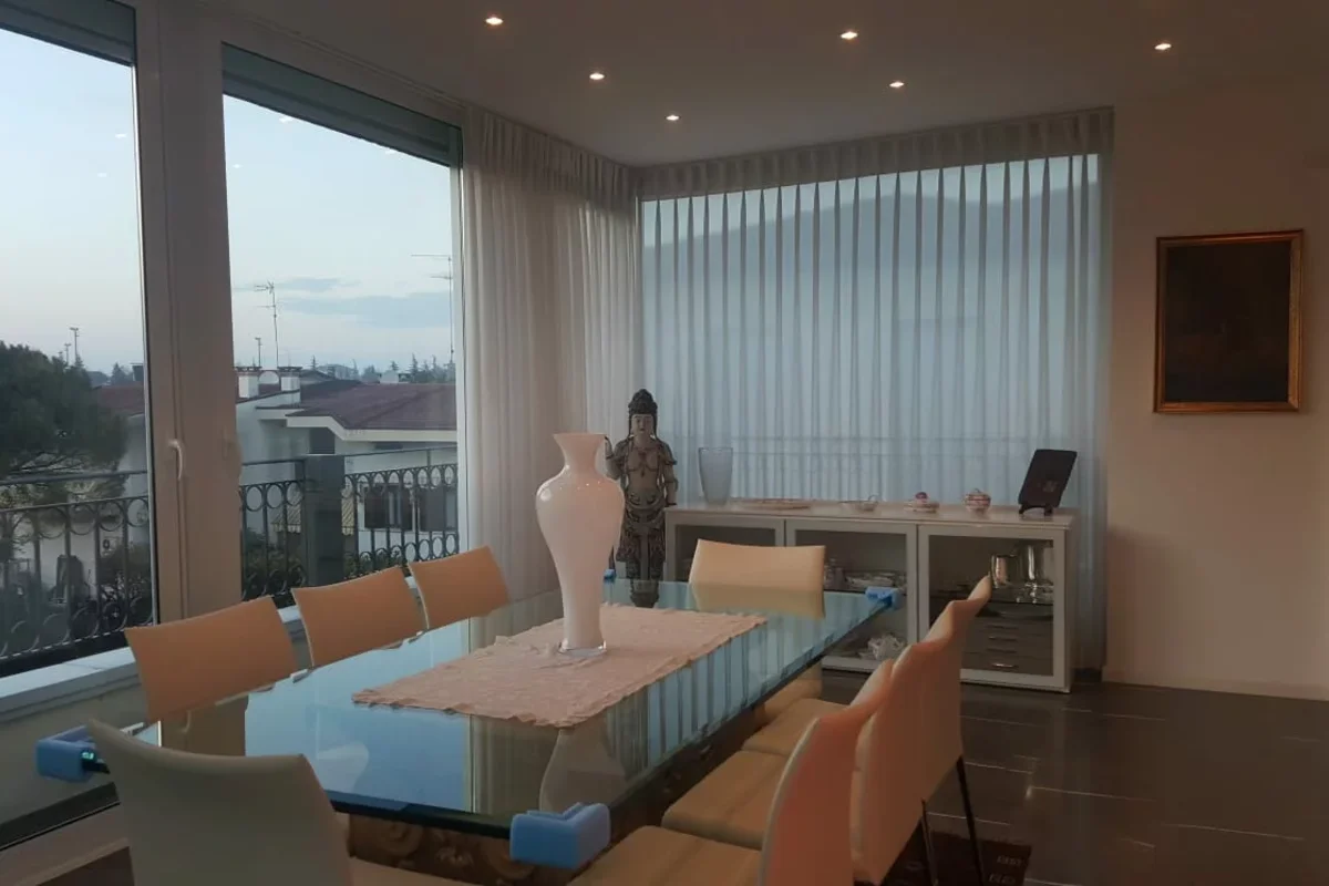 dining area and window view