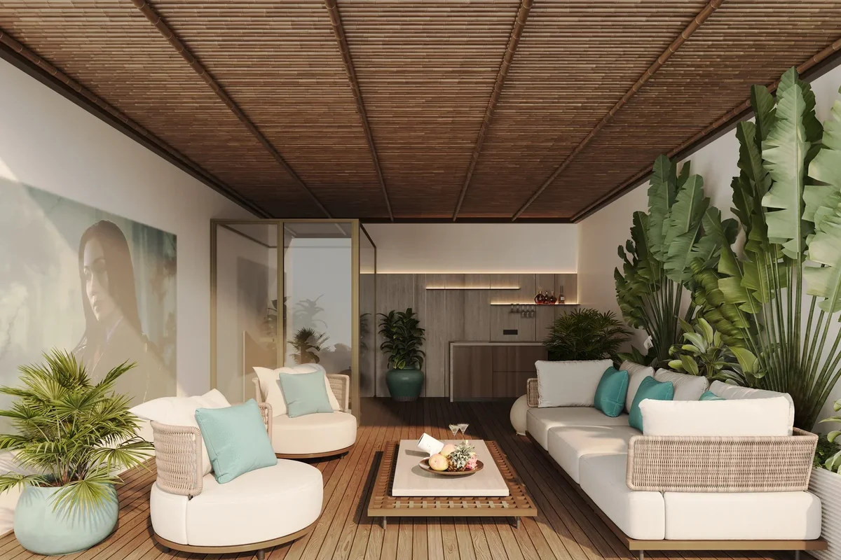 Compact penthouse in an investment project in Bali