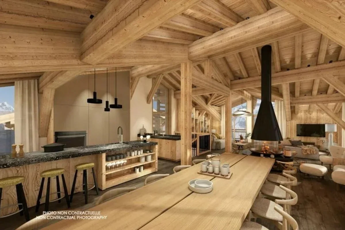  Шале Irbis в деревне Le Praz — старинной части Куршевеля, Франция