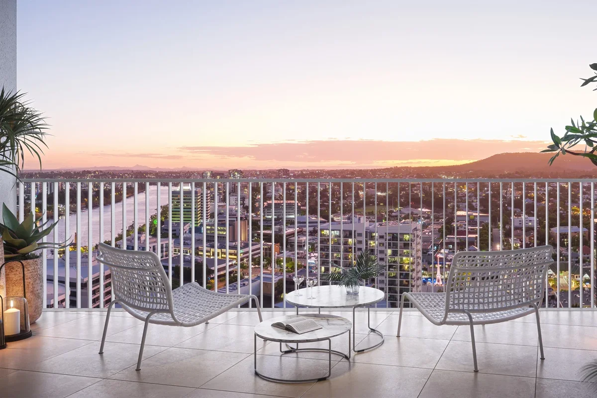 terrace with balcony