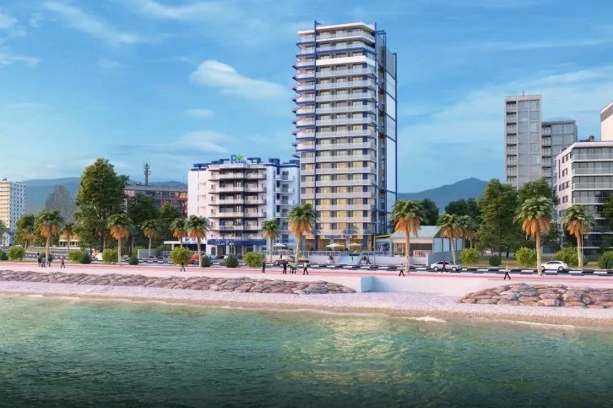 view of a new building in Batumi