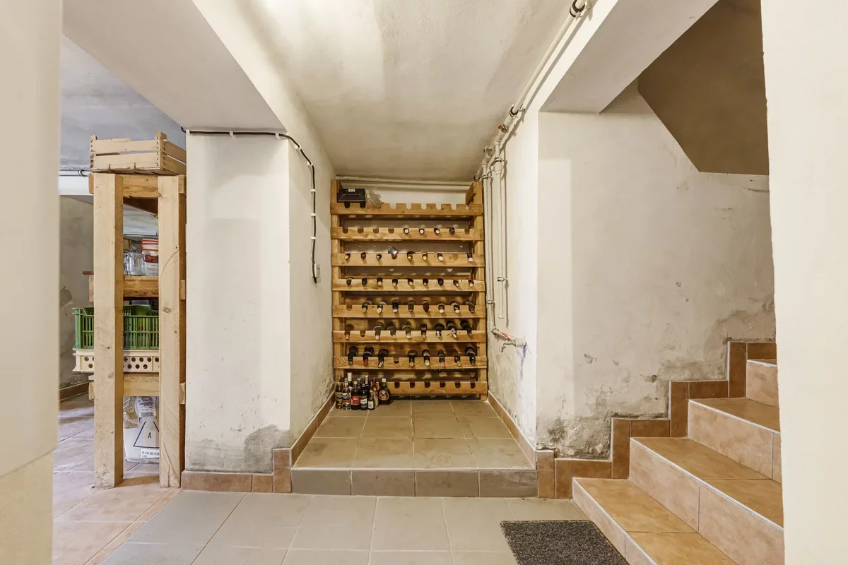 Wine cellar in a house in the small Czech town of Zdice