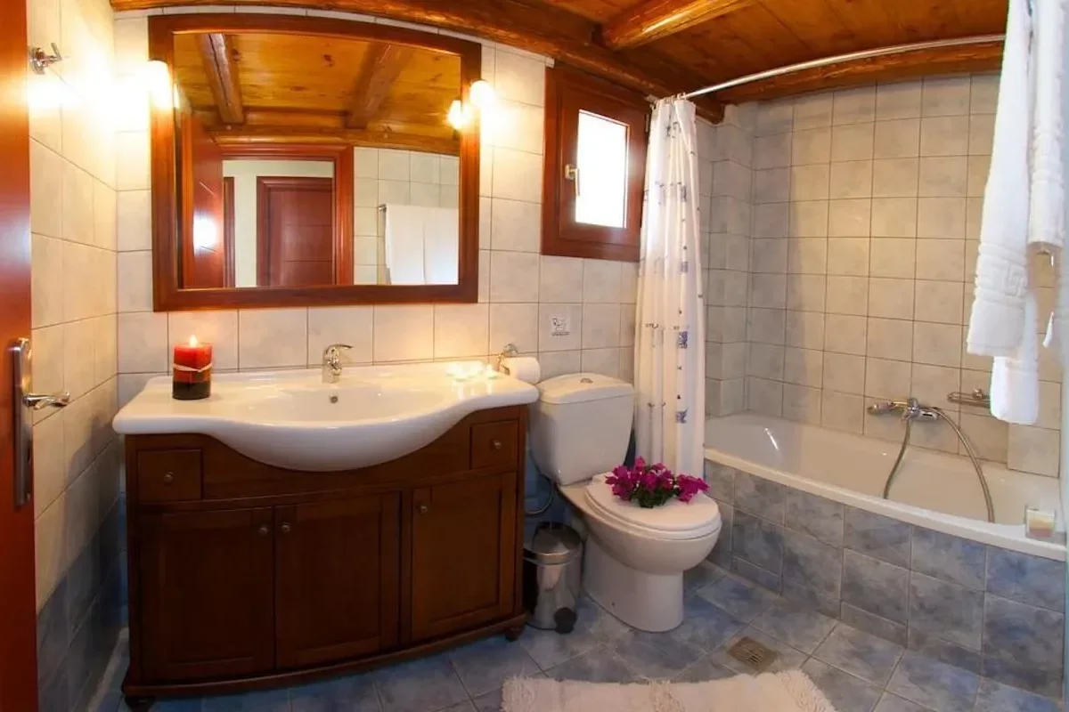 bathroom in the villa