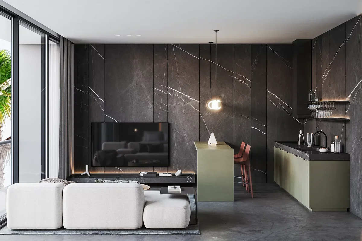 luxury villas and apartments in a unique complex located on the most tourist street of Canggu, Bali