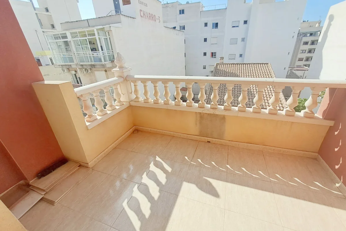 Balkon mieszkania w Torrevieja w Hiszpanii