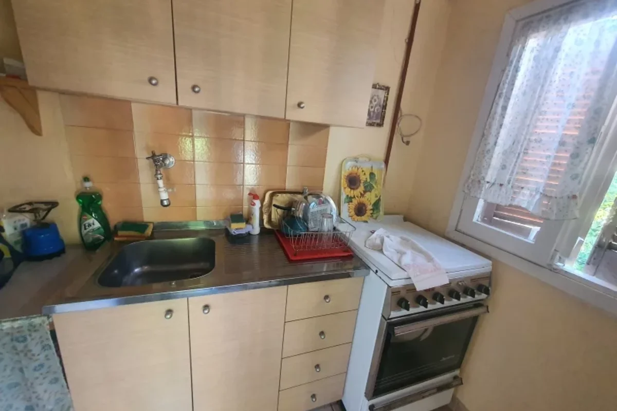 kitchen in a house on the island of Thassos