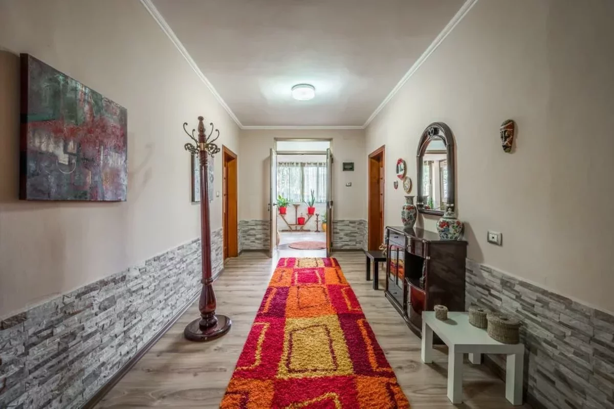 a corridor in a large house in the Albanian town of Durres