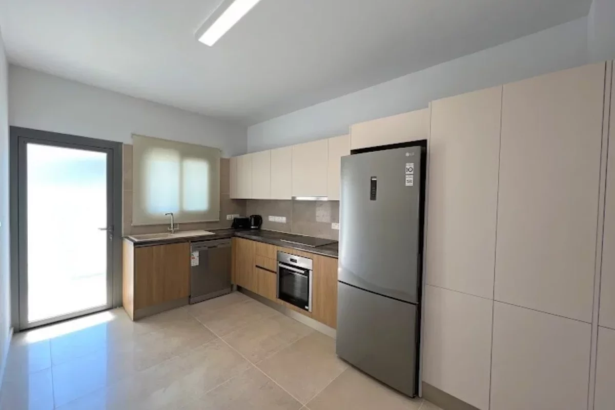 Stylish minimalist kitchen in a stylish flat in Limassol