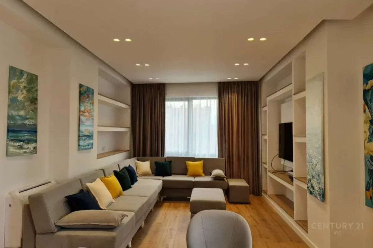 Interior in a 2-bedroom apartment in Tirana