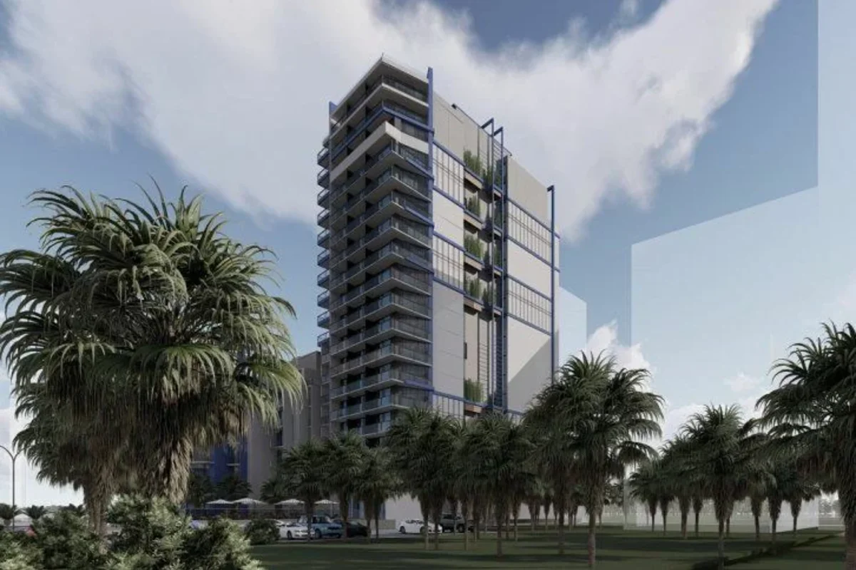 exterior, new building in Batumi