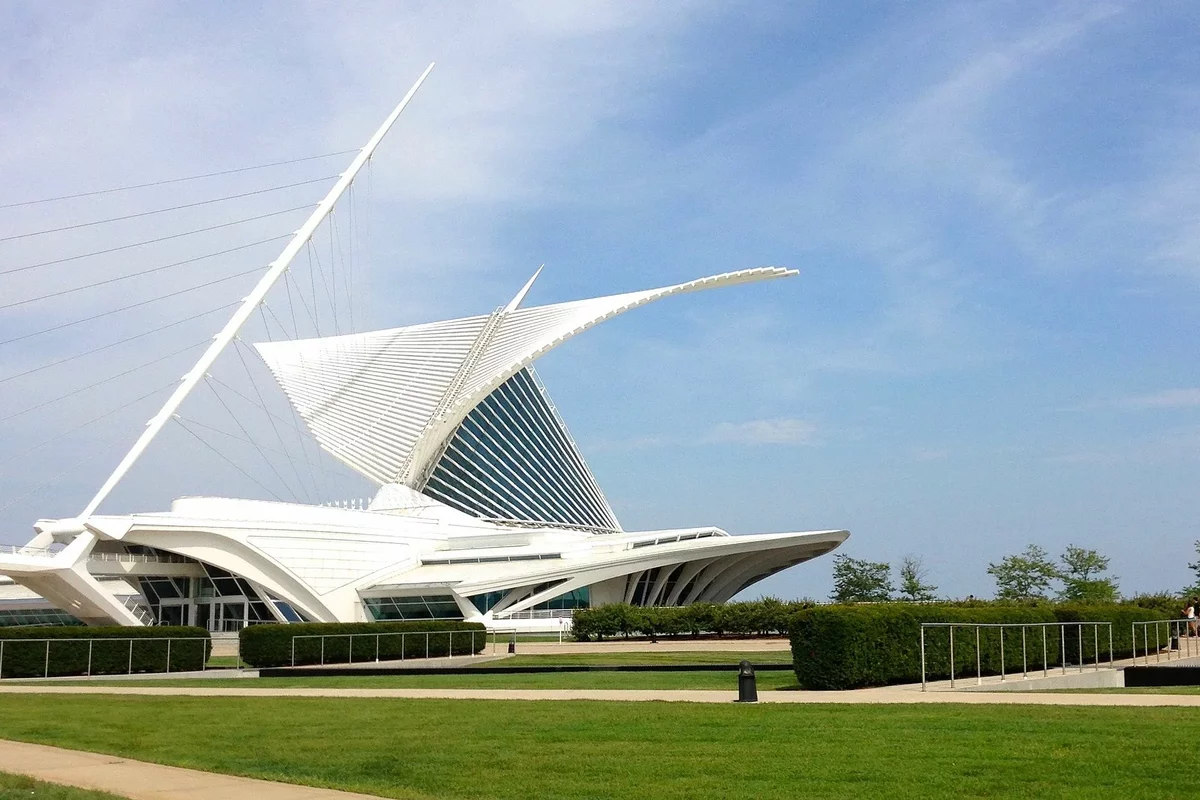 Milwaukee Art Museum in Wisconsin, USA