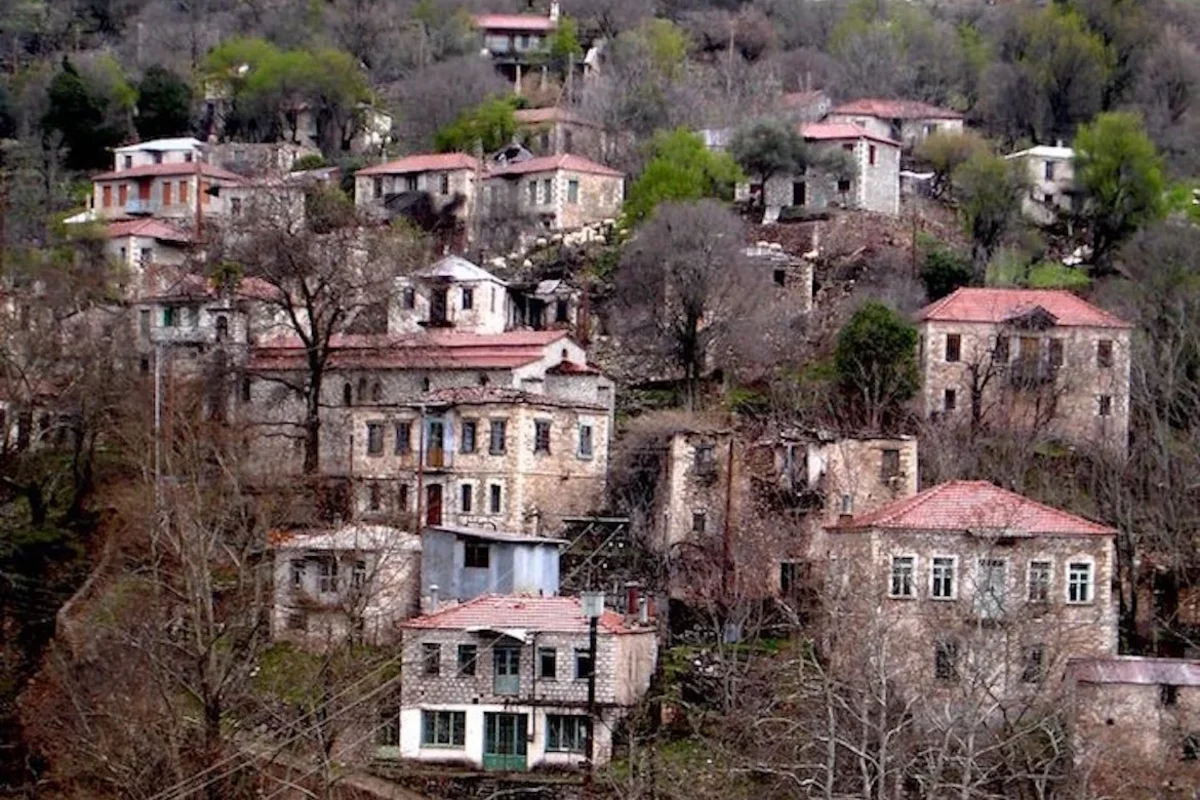 The village of Ropoto, Thessaly
