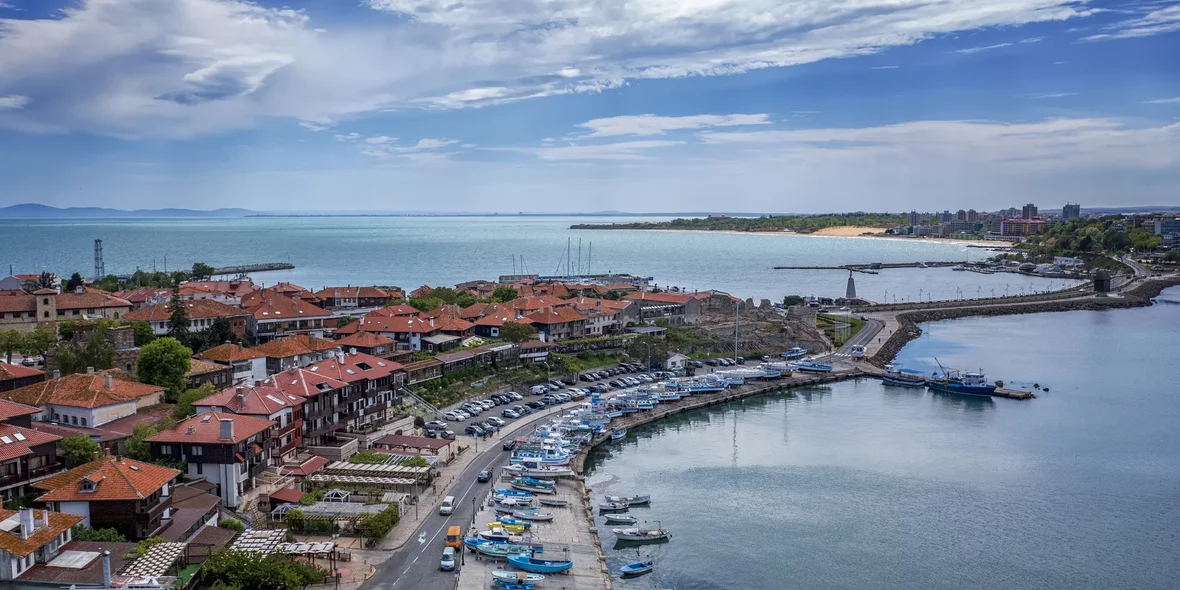 A resort town in Bulgaria