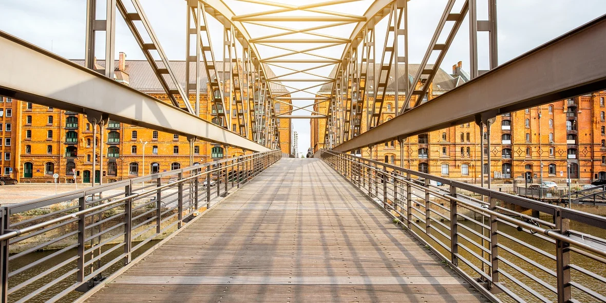 The city of Hamburg in Germany