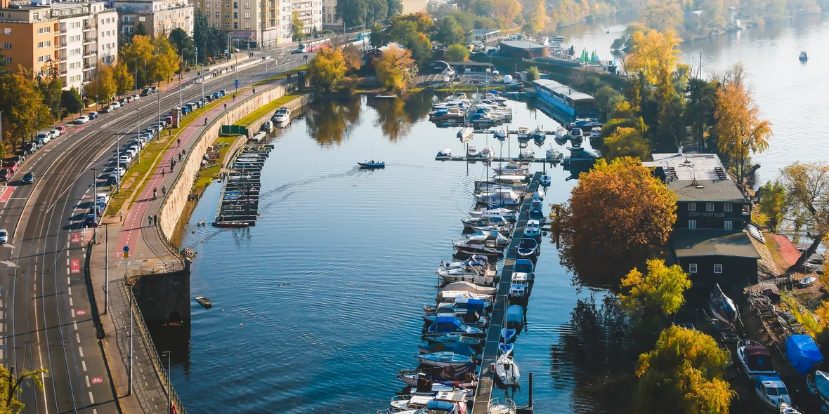 The city of Prague in the Czech Republic