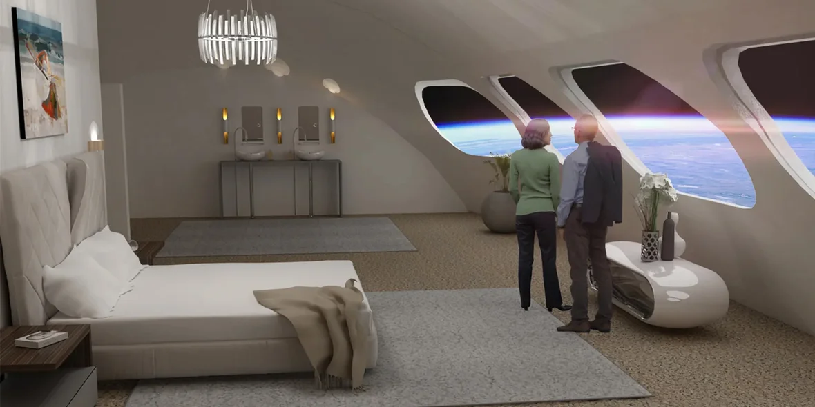 The first space hotel, a project from the inside.