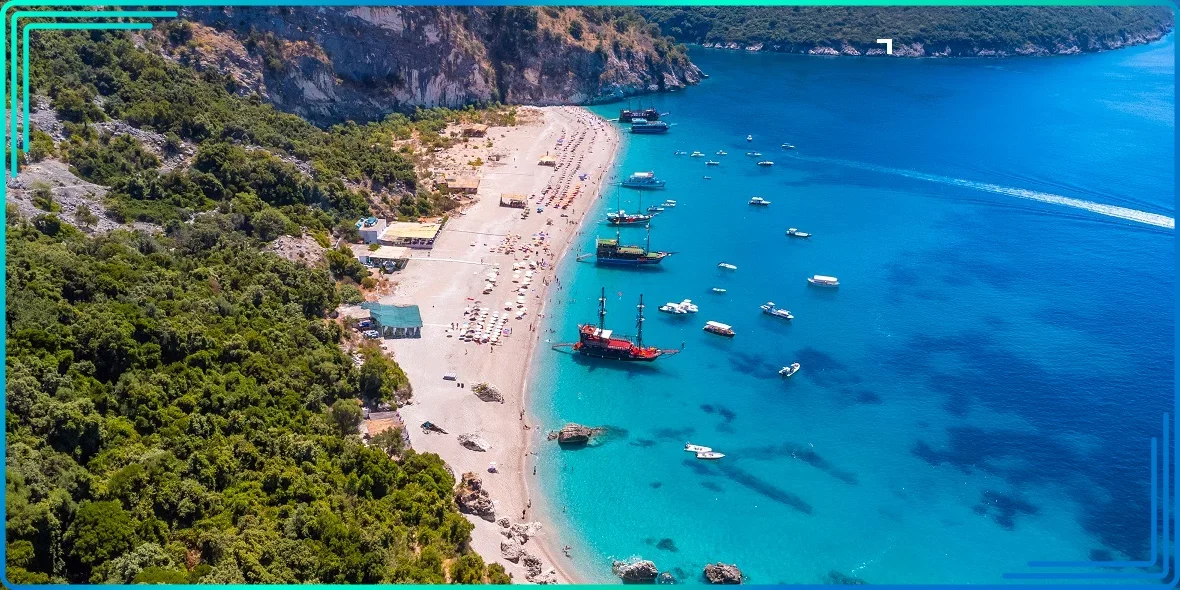 The ocean in Albania