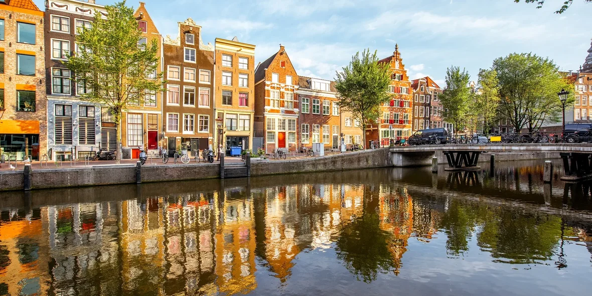 Blick auf das Stadtbild von Amsterdam