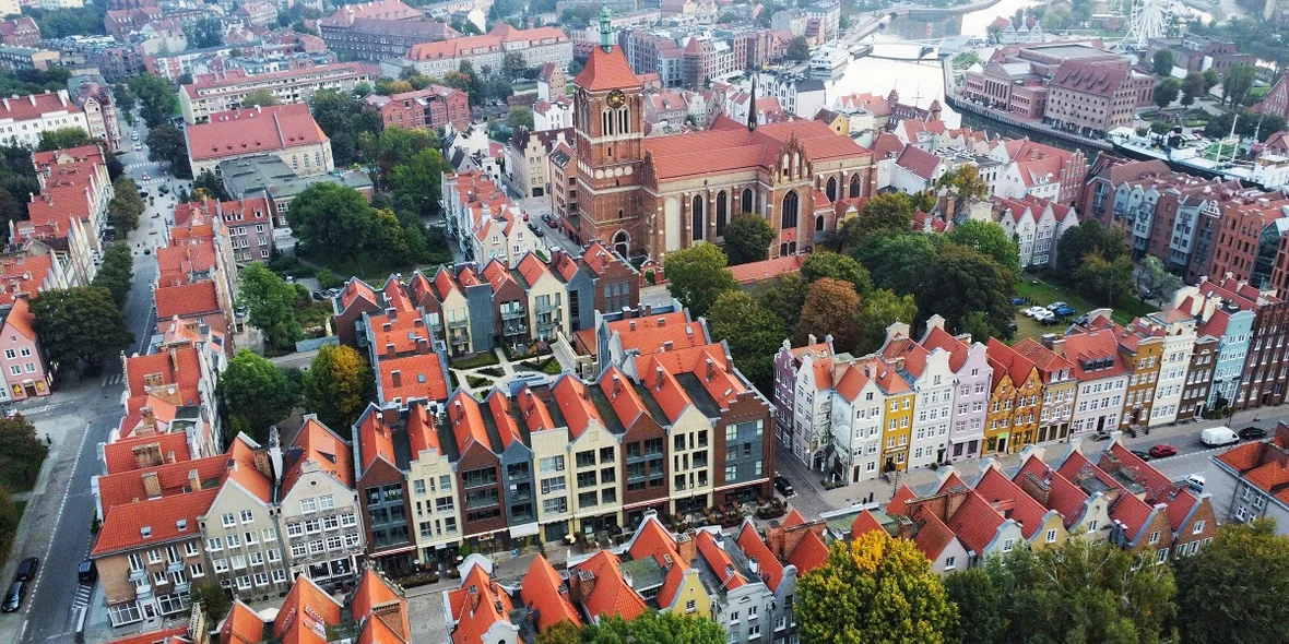 Старый город в Гданьске, Польша