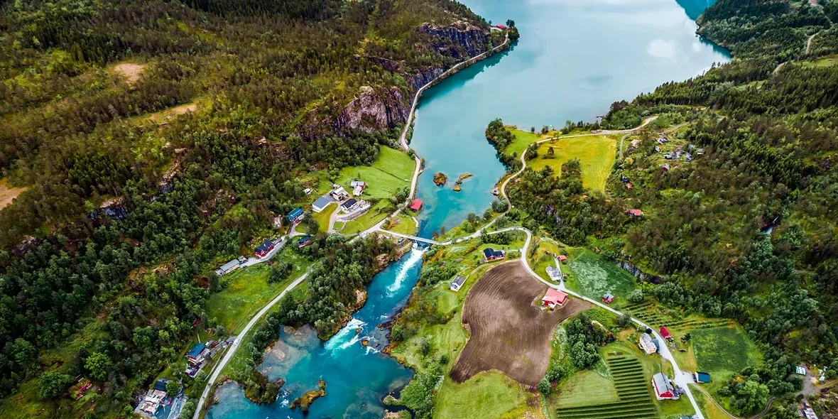 Beautiful nature of Norway