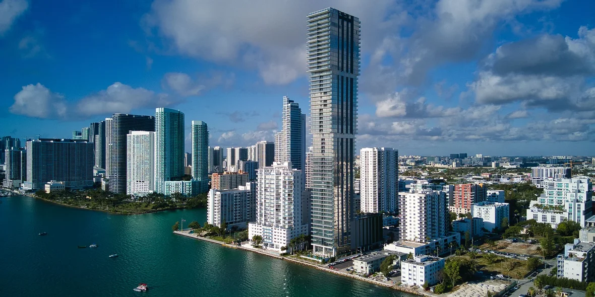A scenic view of the Miami-Edgewater panorama in Miami, Florida