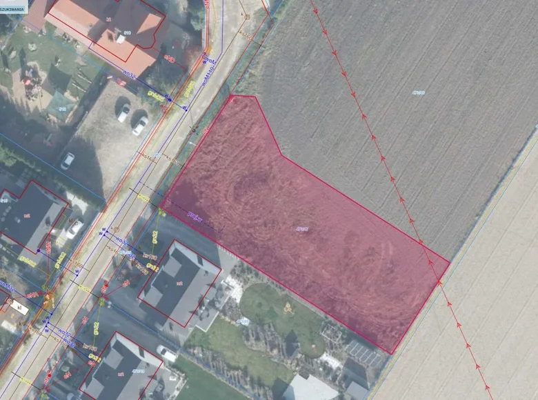 Parcelas 1 286 m² Dabrowa, Polonia