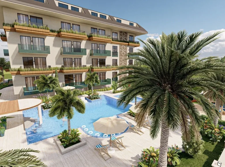 Квартира 1 спальня 52 м² Оба, Турция