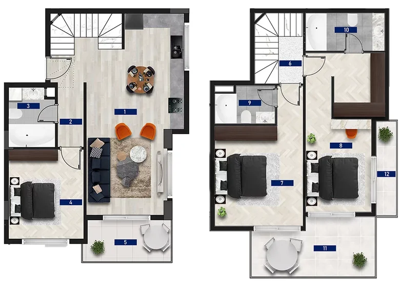 Mieszkanie 4 pokoi 151 m² Alanya, Turcja
