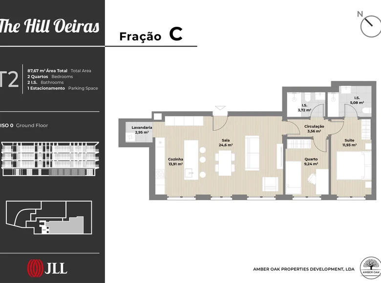 2 bedroom apartment 88 m² Barcarena, Portugal