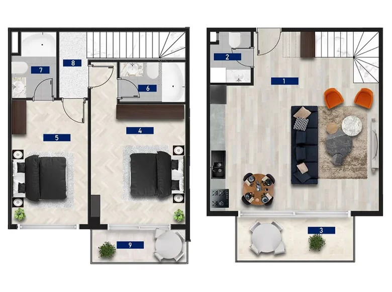 3 room apartment 115 m² Alanya, Turkey