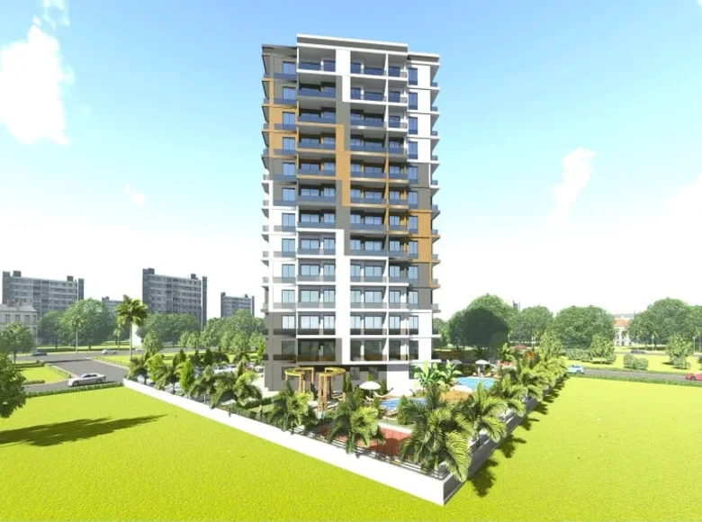 1 bedroom apartment 74 m² Akdeniz, Turkey