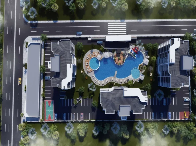 Квартира 1 спальня 72 м² Аксу, Турция