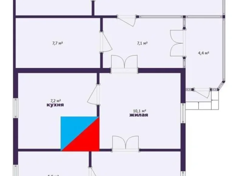 Haus 90 m² Starobin, Belarus