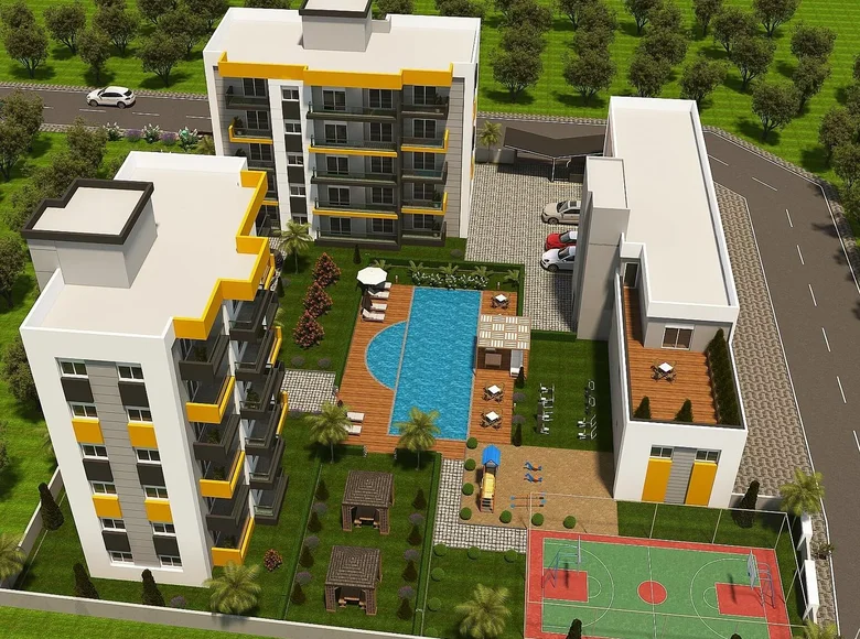 Apartamento 3 habitaciones 74 m² Aksu, Turquía