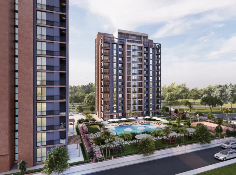 Mieszkanie 2 pokoi 120 m² Akdeniz, Turcja