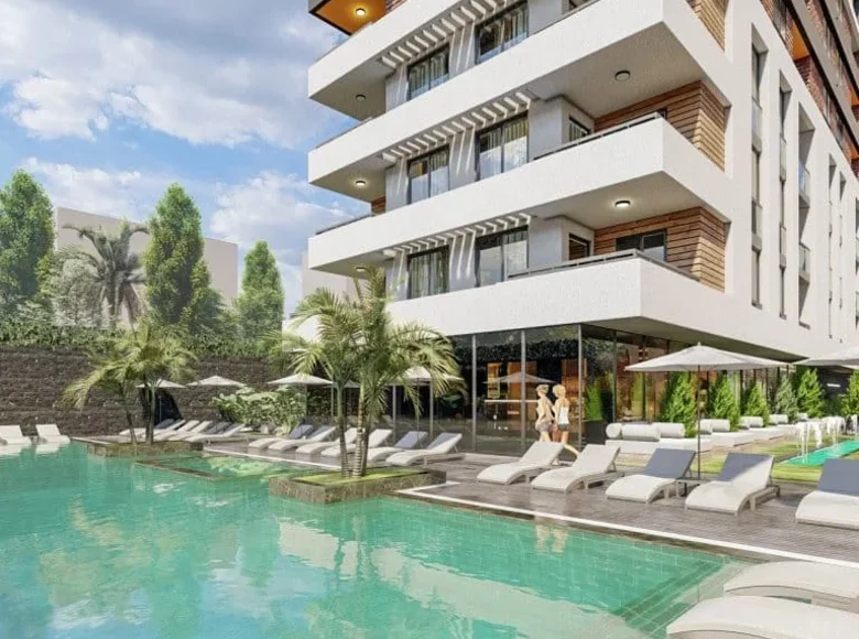 Mieszkanie 2 pokoi 55 m² Mahmutlar, Turcja