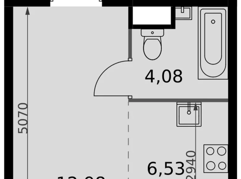 Kawalerka 1 pokój 24 m² Moskwa, Rosja