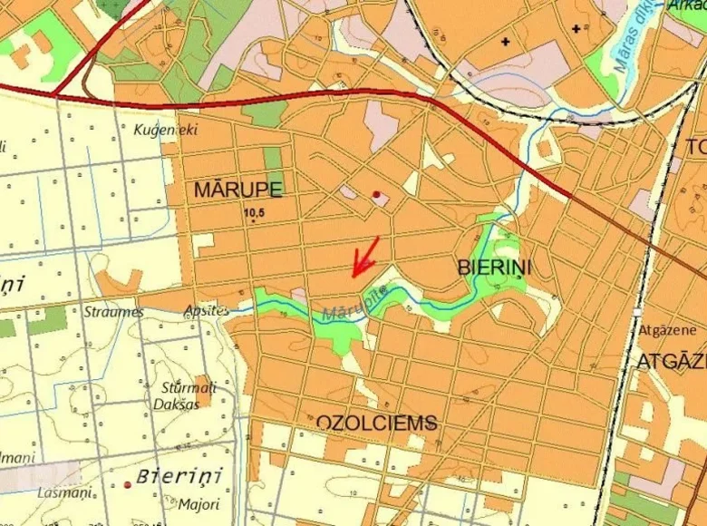 Atterrir 1 143 m² Riga, Lettonie