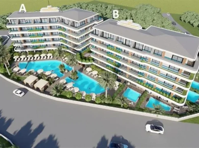 1 bedroom apartment 51 m² Alanya, Turkey
