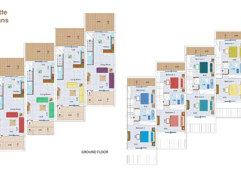 2 bedroom house 100 m² Oroklini, Cyprus