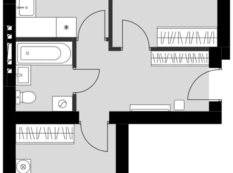 Квартира 2 комнаты 56 м² Апрелевка, Россия