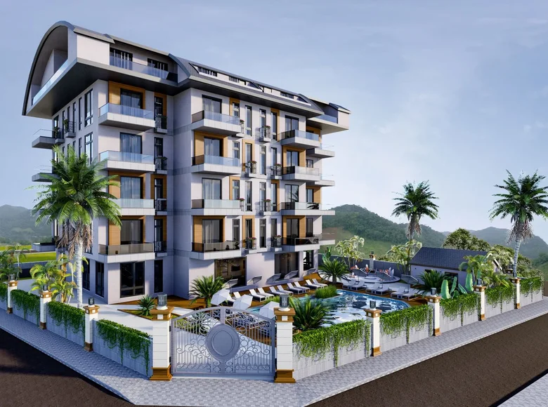 Квартира 1 спальня 50 м² Оба, Турция