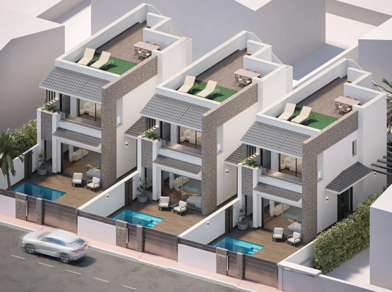 Mieszkanie 3 pokoi 174 m² San Pedro del Pinatar, Hiszpania